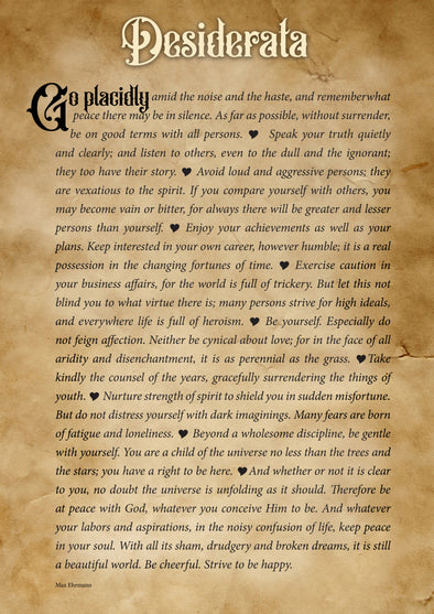 Desiderata